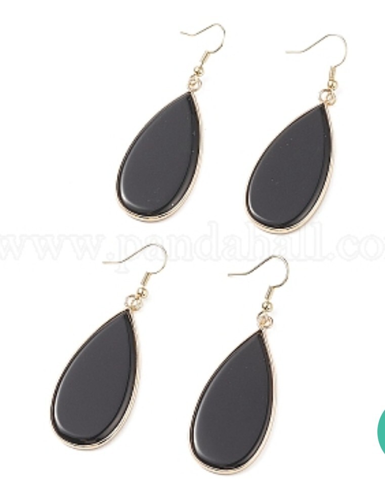 Natural Obsidian Earrings