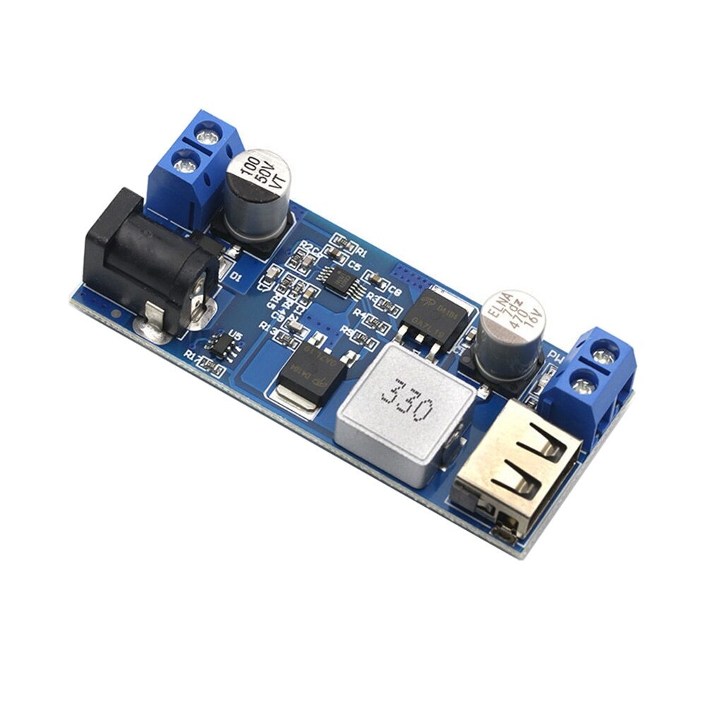 9-36V step-down USB 5V transformer dual output voltage regulator board [2pack]