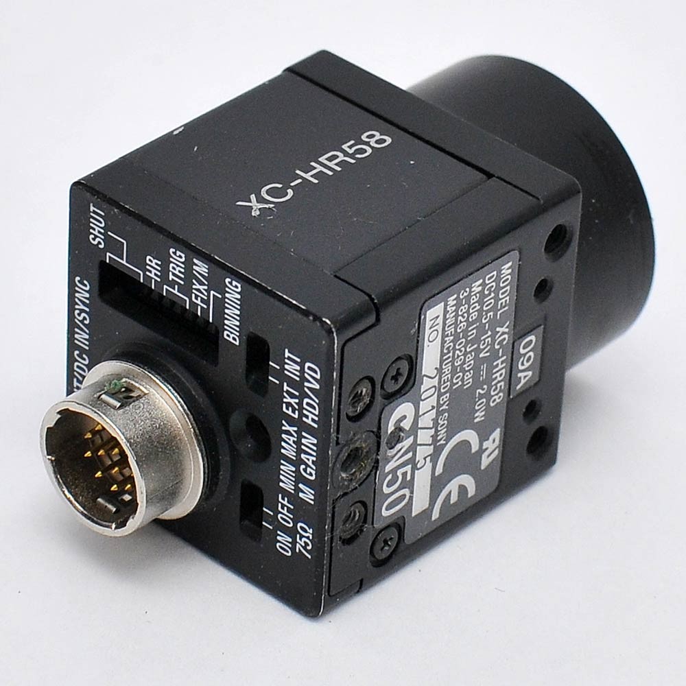 Sony XC-HR58 Progressive Scan Camera 767x580 1/2" Sensor C Mount Small Compact