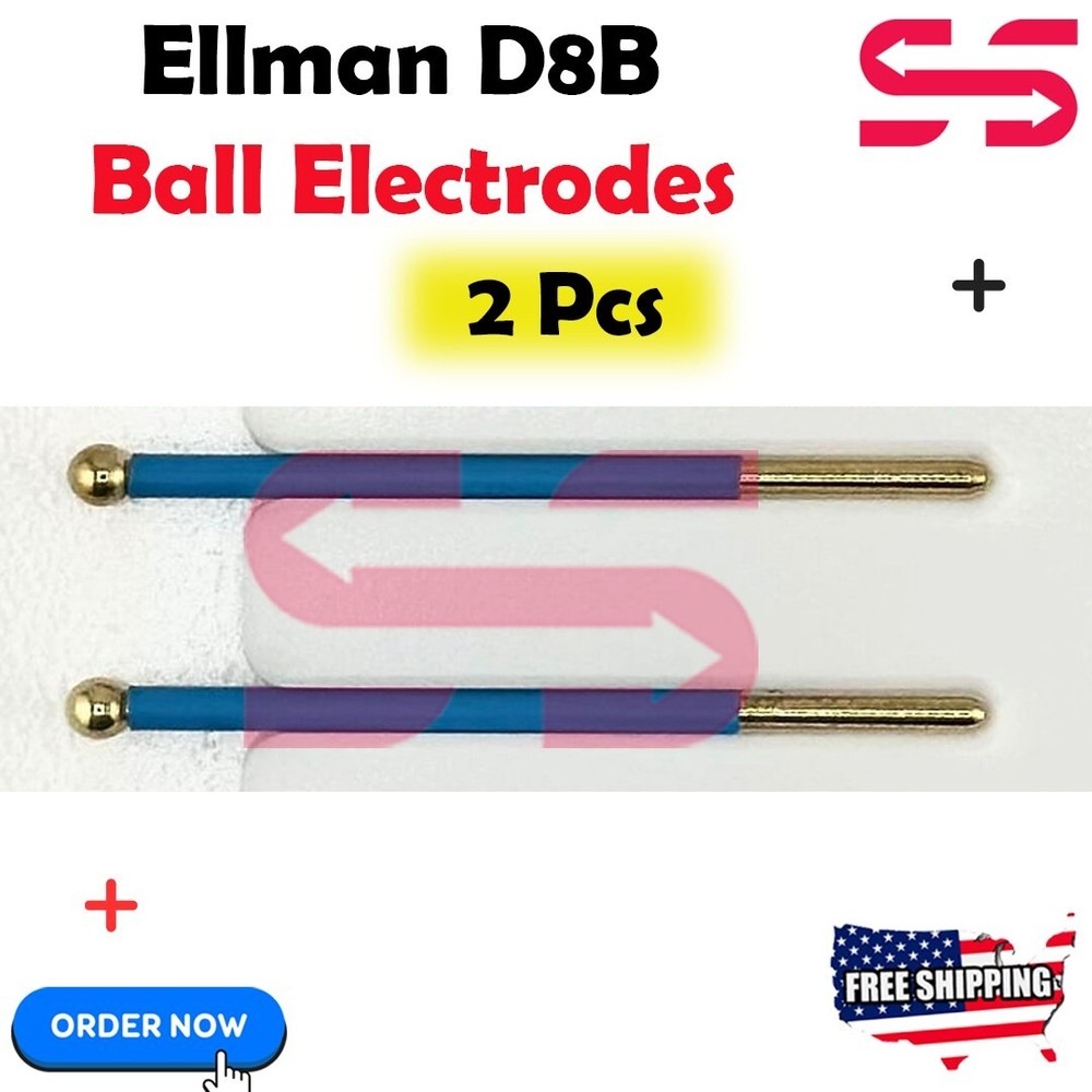 Ellman Surgitron D8B 2.36mm Reusable Ball Electrodes Compatible Replacement - CE