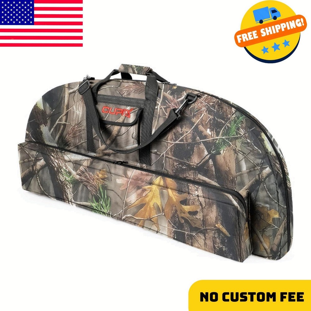 Compound Bow Case Soft Light-Weight Bow Bag with Arrow Pocket and Backpack Strap