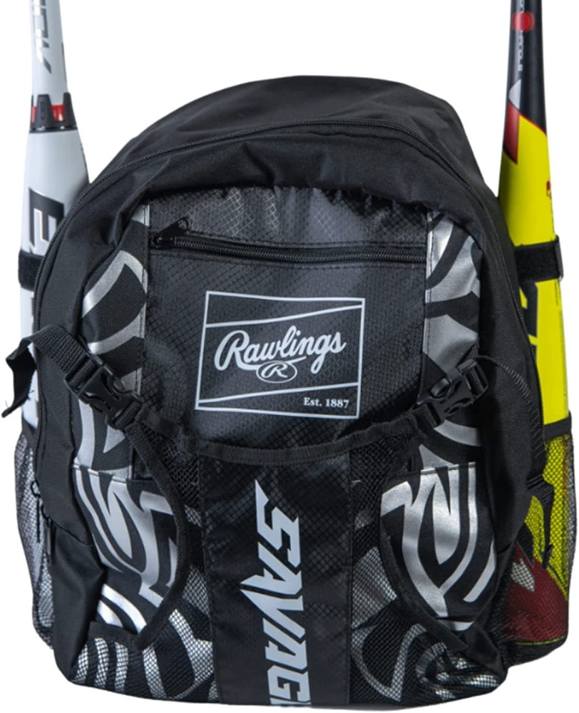 | SAVAGE Backpack Equipment Bag | T-/ Baseball / Softball | Black