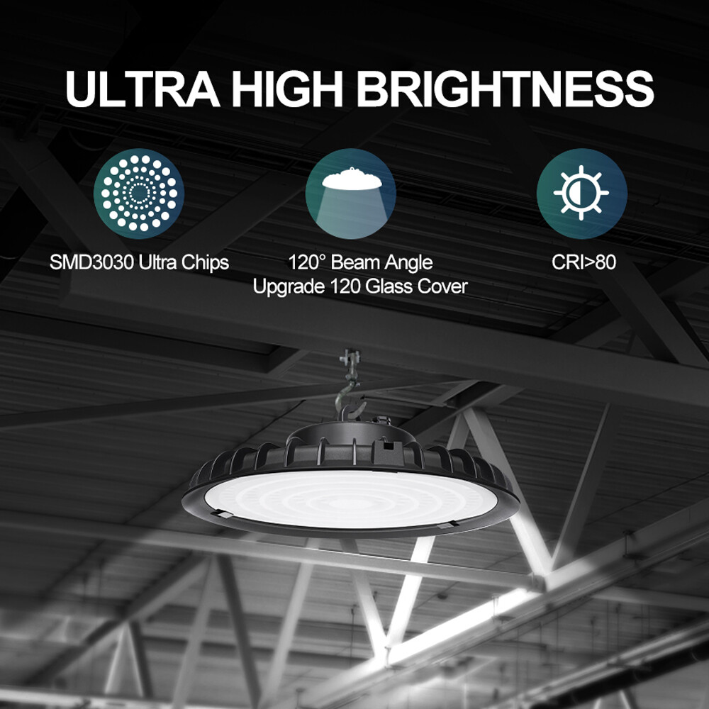 UFO LED High Bay Light 100W-300W Commercial Warehouse Factory Lighting Fixture