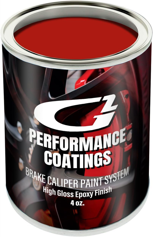 High Temperature Brake Caliper Paint System Set RED 160 - High Gloss