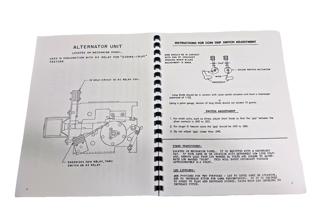 GOLD RUSH (WILLIAMS) Manual & Schematic