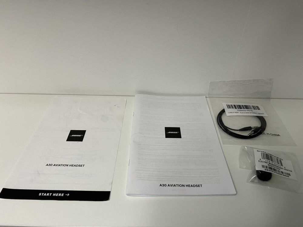 Bose A30 Aviation Headset - Bluetooth - Dual GA Plug