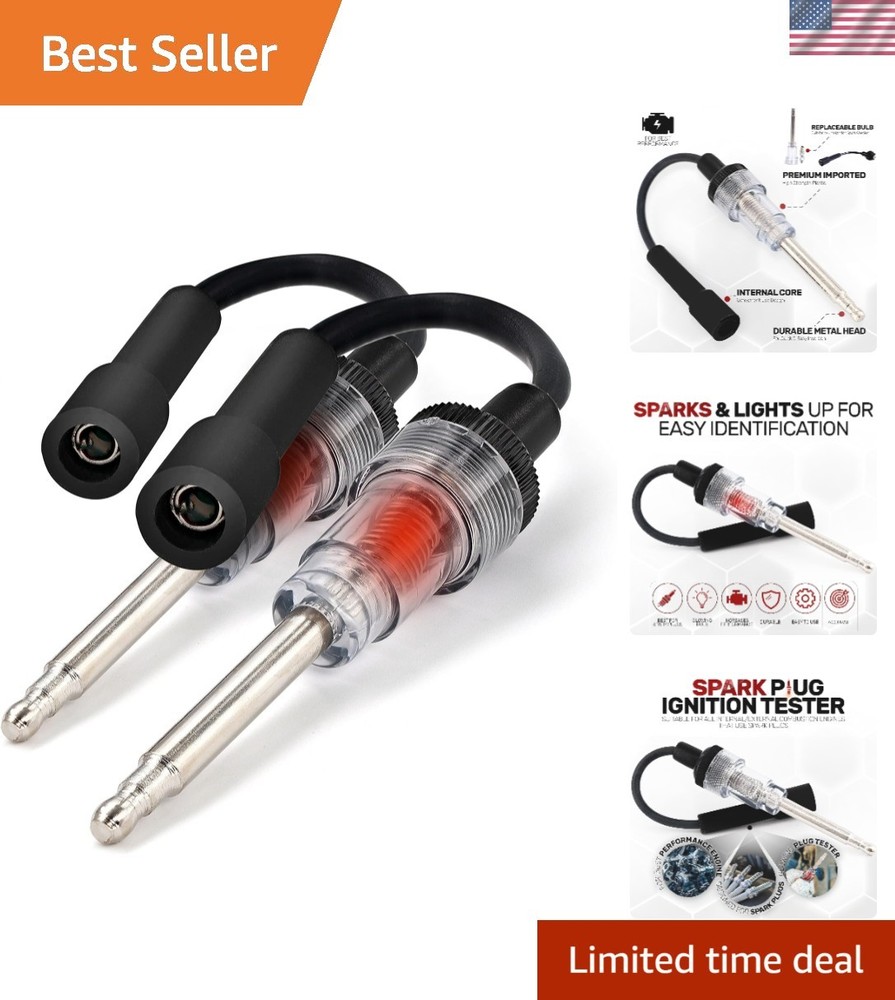 Nickel Plated Ram-Pro Spark Tester – Time-Saving Tool for Engine Diagnostics