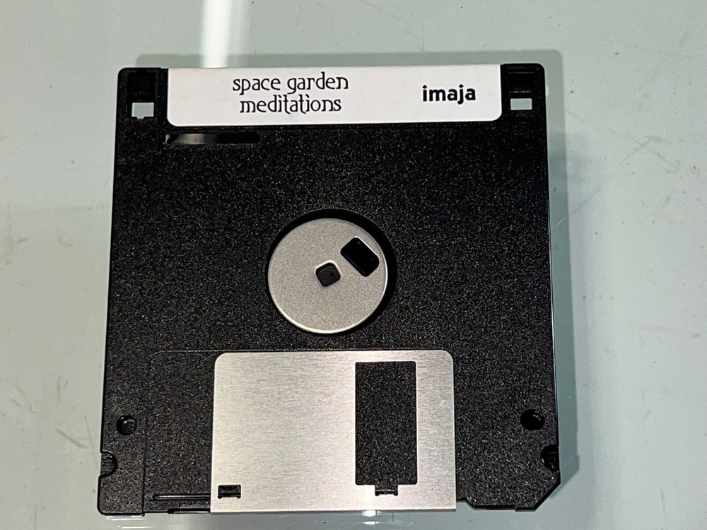Imaja Space Garden Meditations Macintosh floppy disk