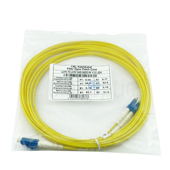 Black Box EFE080-002M-R Compatible LC-LC Singlemode Patch Cable 2 Meter