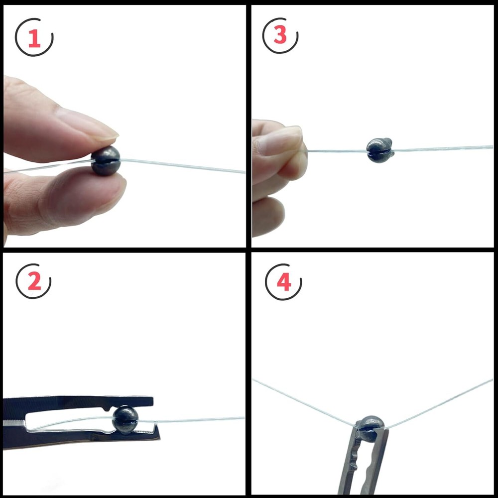 200/Box Large Removable Split Fishing Sinkers