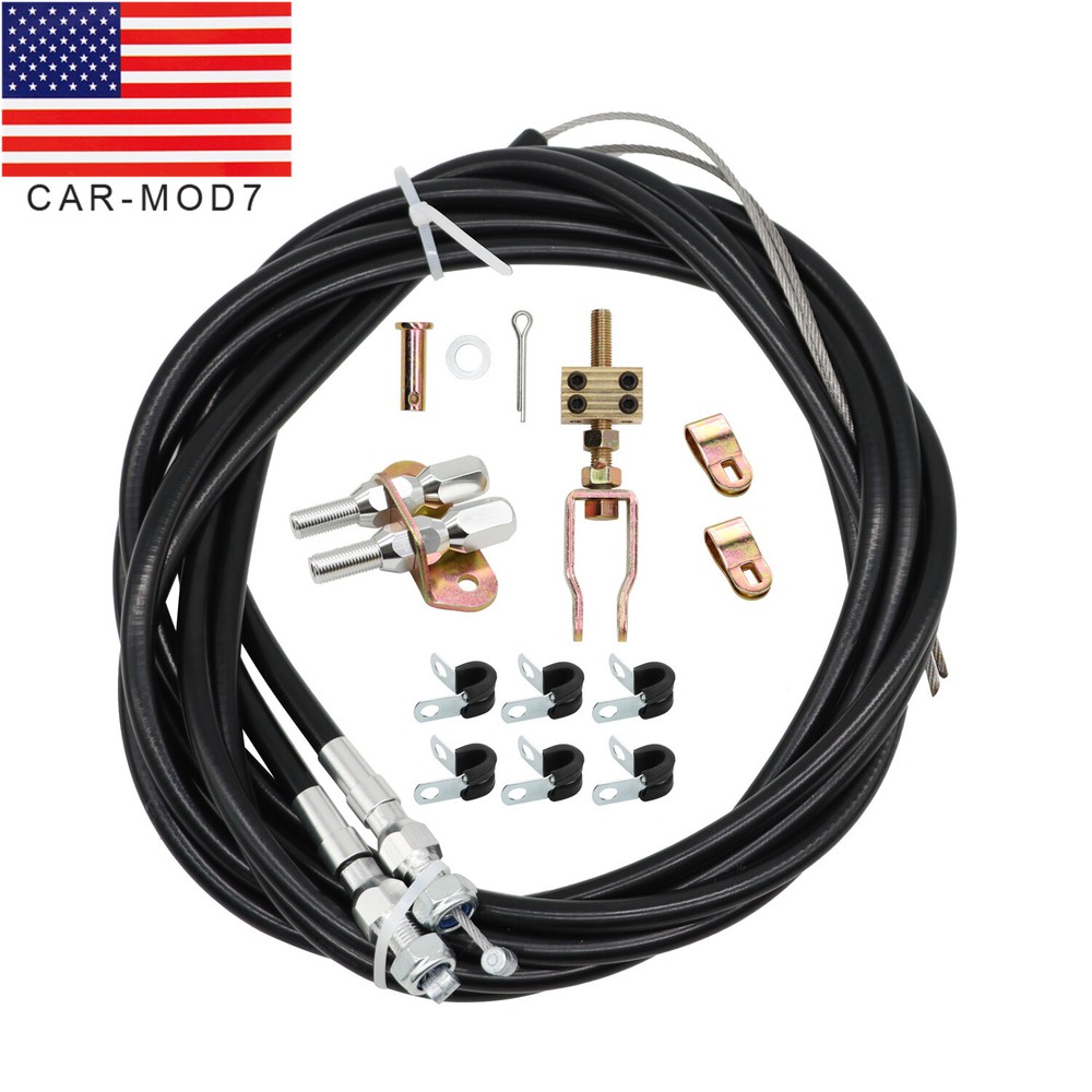 330-9371 Emergency Parking Brake Cable Complete Kit Universal