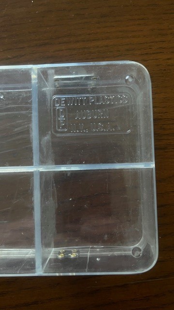 Vintage IBM branded storage cases, plastic coplymer, snap closures, hinged