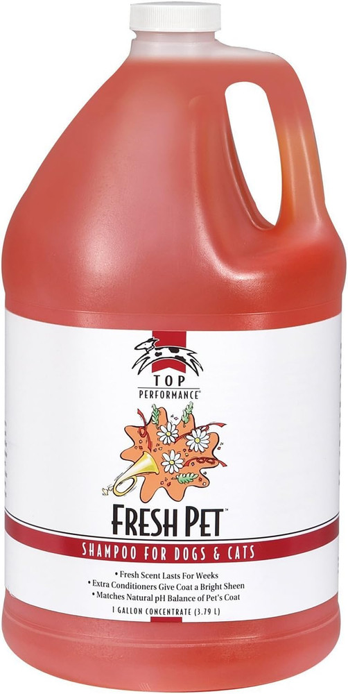 Fresh Pet Shampoo, 1-Gallon,Black