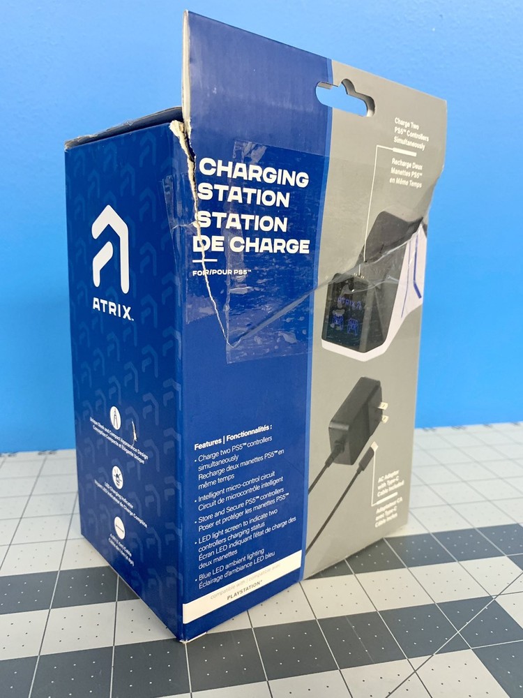 Atrix PS5 PlayStation 5 DualSense controller dual charging dock