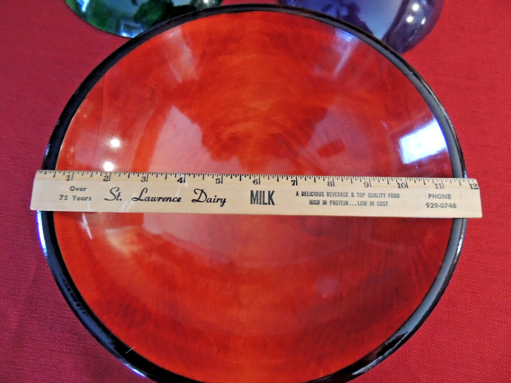(4) Handcrafted by Taking Turns Assorted Wooden Bowls, Accent & Functional