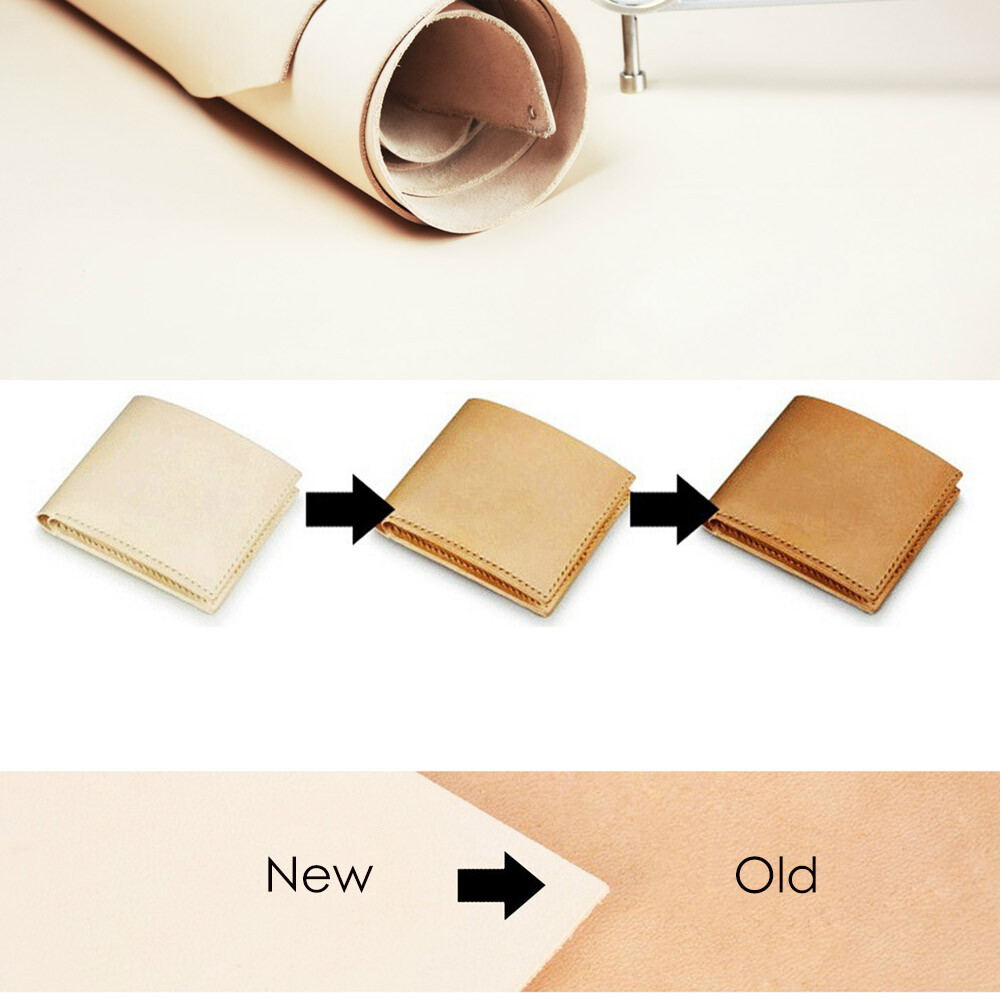 Full Grain Vegetable Tanned Tooling Leather craft Natural cowhide 3~4.0mm thick