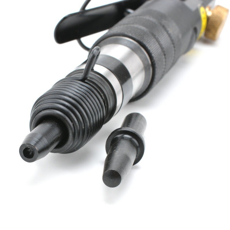 Pneumatic Straight Riveter GB827 Split Pin Air Hammer with 8Pcs Head Solid Semi