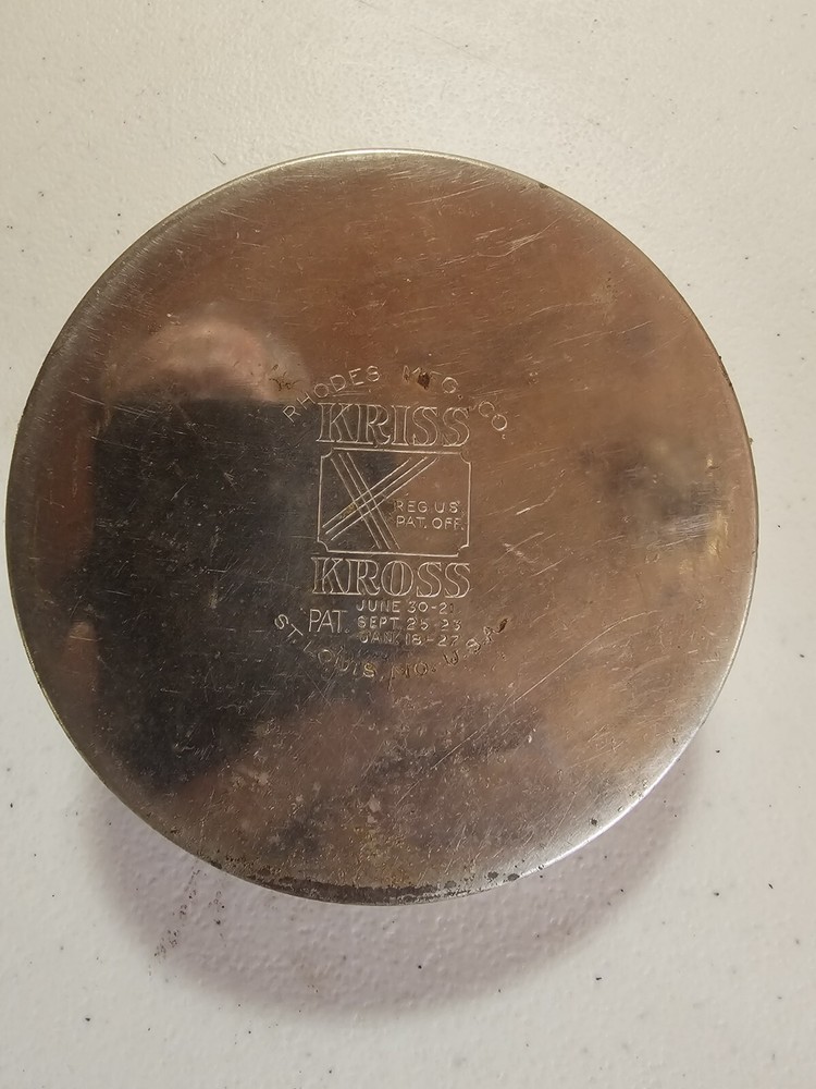 Vintage 1920s Kriss Kross Stropper Razor Blade Sharpener