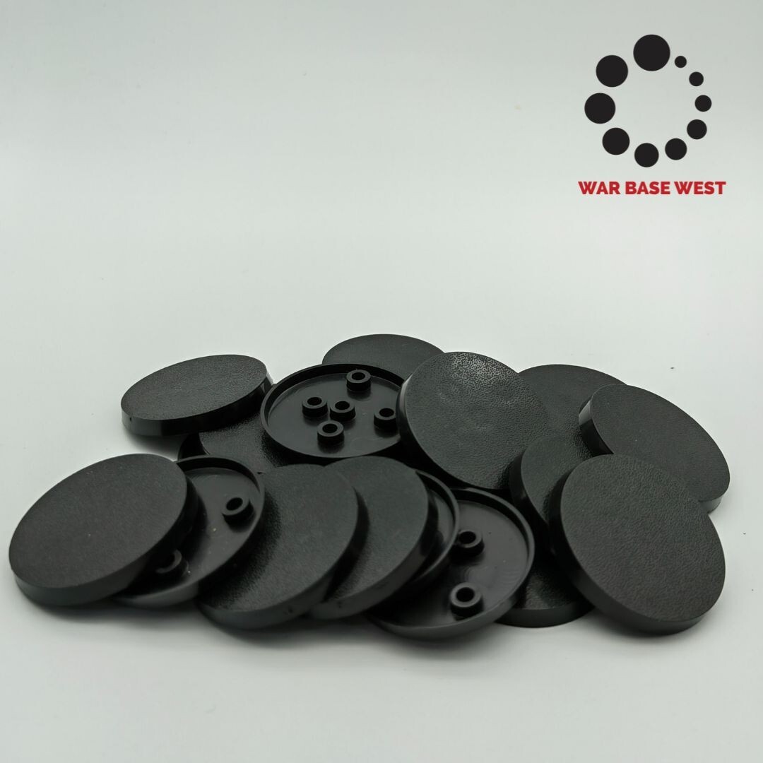 Lot Of 20 40mm Round Bases Used For Warhammer 40k & AoS Games Workshop Bitz