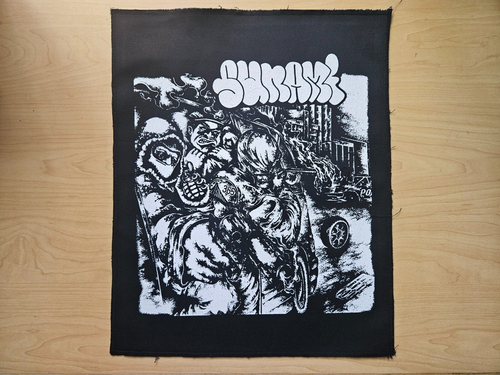 SUNAMI, CANVAS SCREEN PRINTED LARGE BACK PATCH