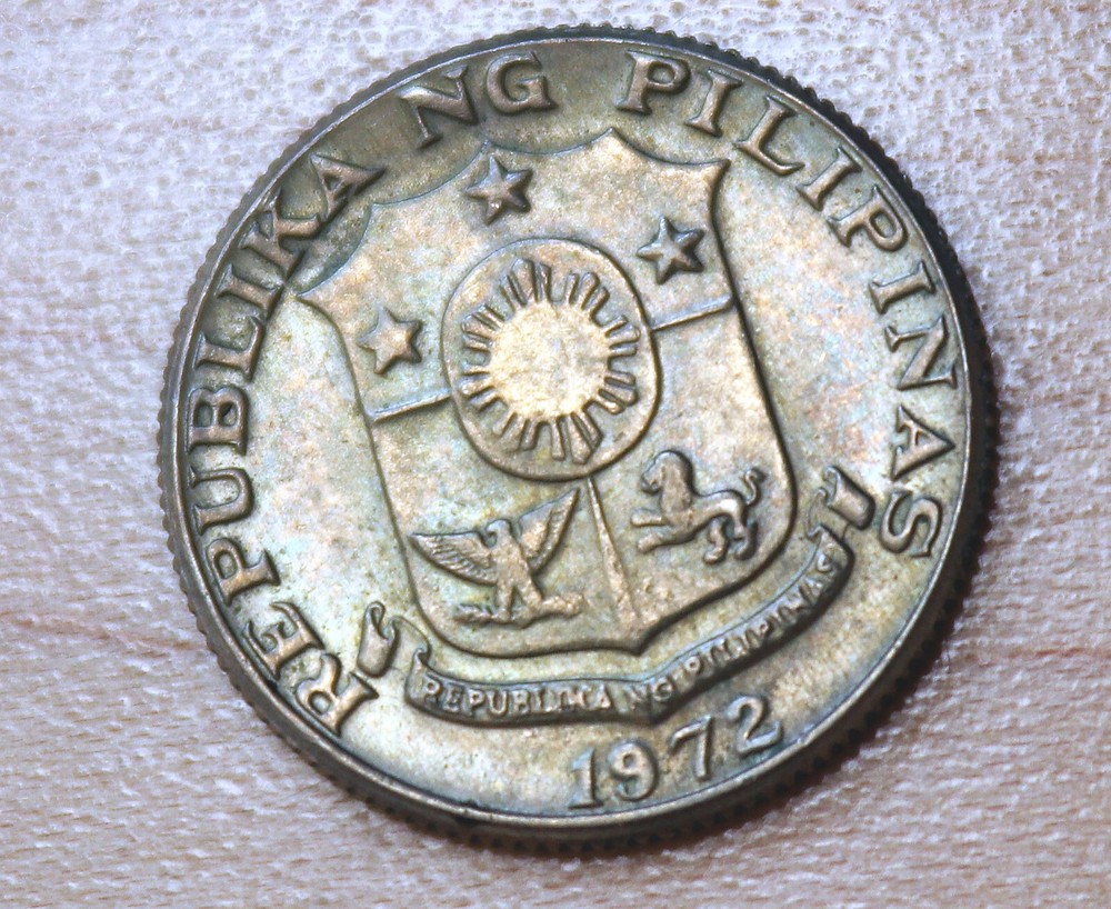 1972 Philippines 10 Sentimos Denver Mint