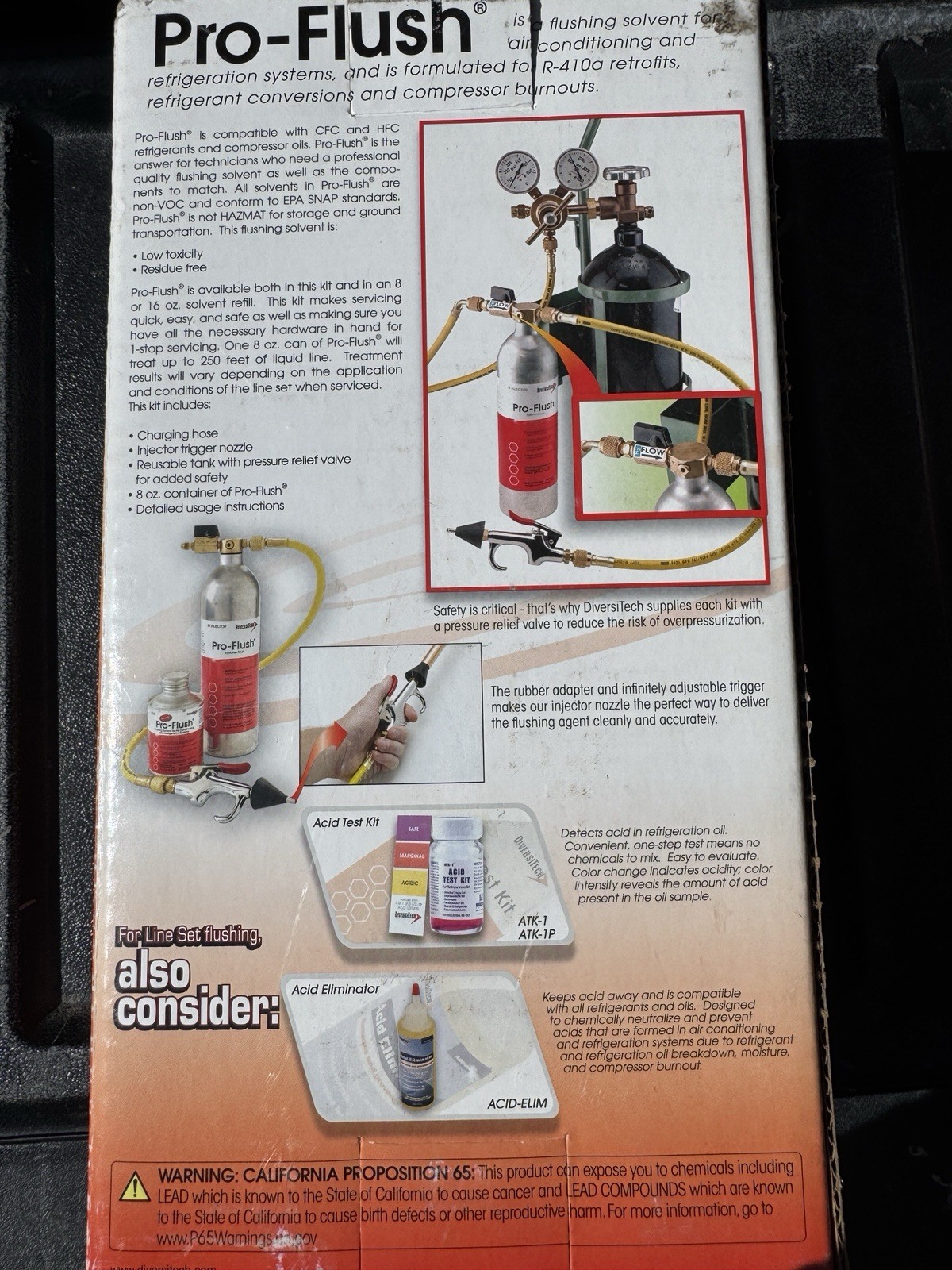 Diversitech Pro Flush HVAC Solvent Flushing Kit