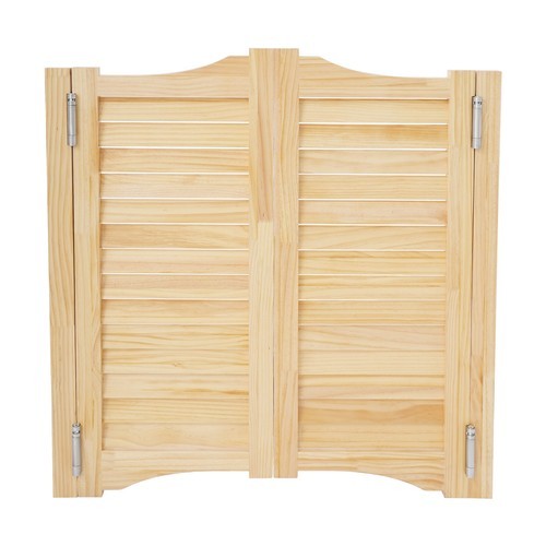 Cafe Swinging Door Solid Wood Saloon Doors with Hinges Porch Entrance Partition