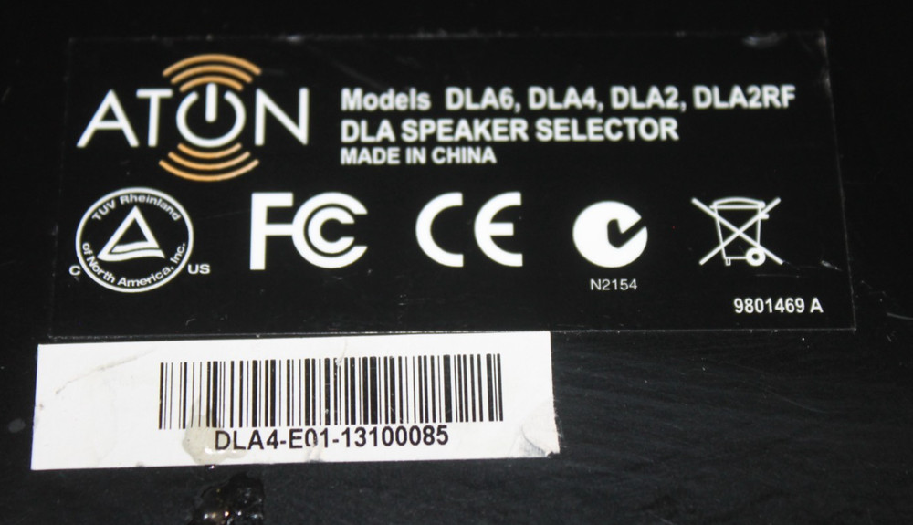 ATON DLA4 DLA SPEAKER SELECTOR