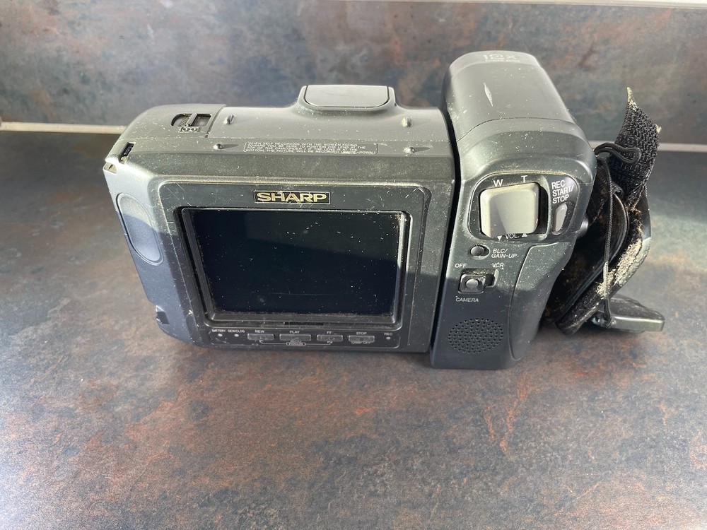 Sharp Viewcam VL-E49 Video Camcorder Camera, No Battery Or Charger Untested