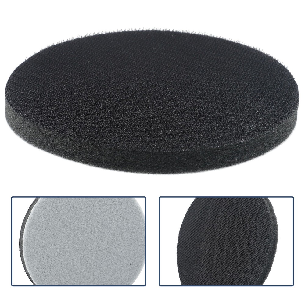 2.5x12.7cm Hook Soft Foam Interface Grinding Wheel Buffer Backing Protect Pad