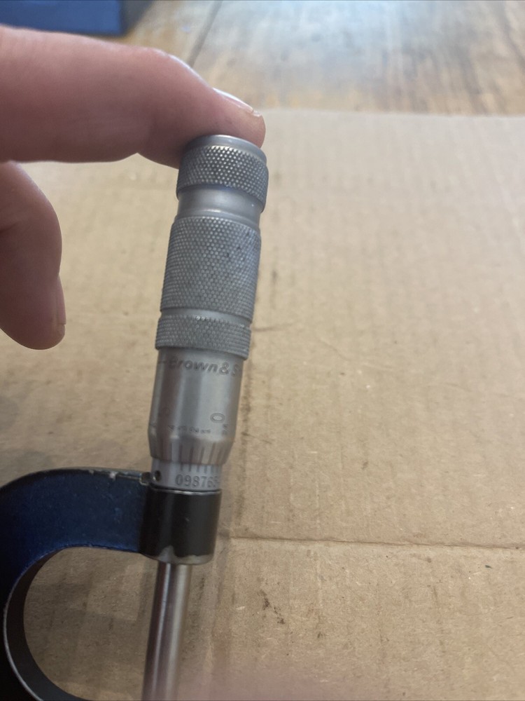 brown and sharpe micrometer 0-1”