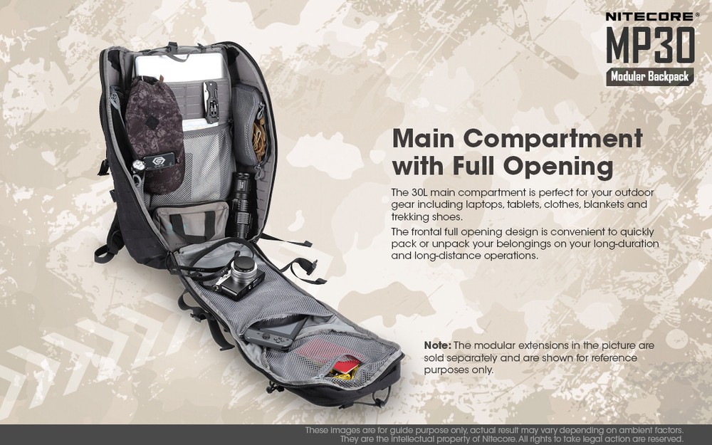 Nitecore MP30 Backpack Black Only