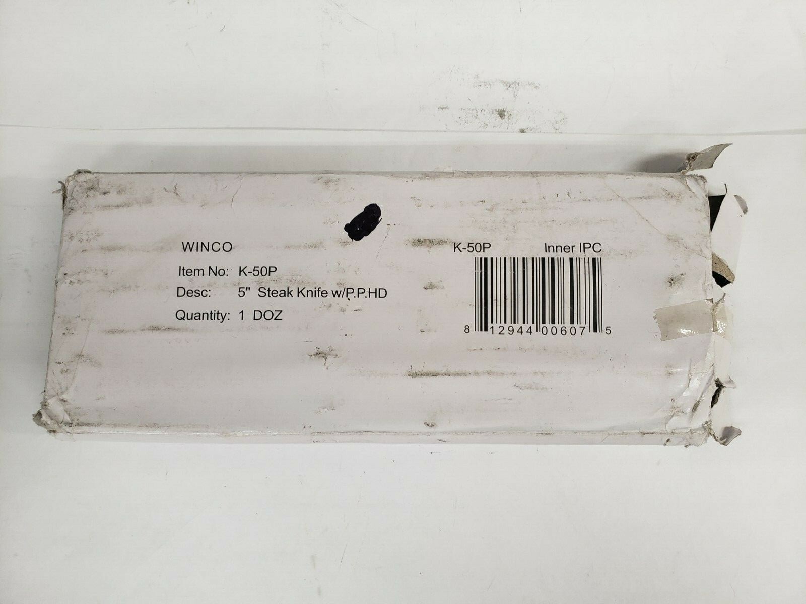 Pk/12 Winco K-50P 5" Steak Knife