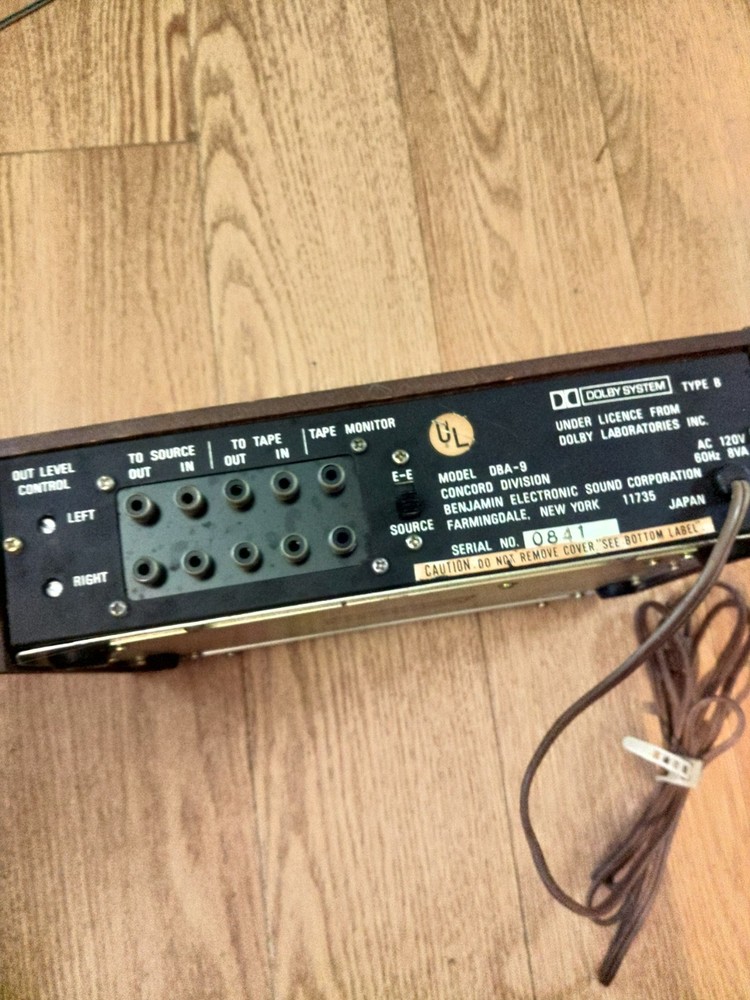 Dolby System Concord DBA-9 Reduction Receiver