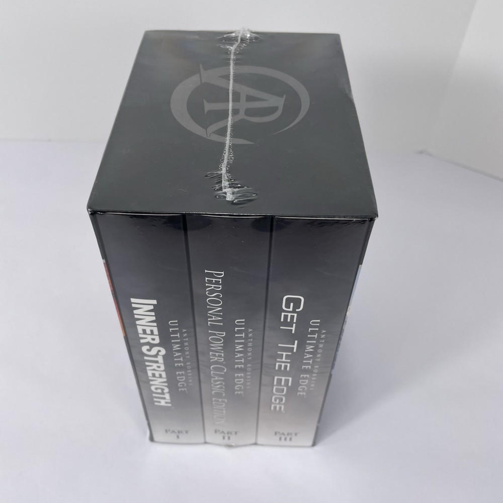 Anthony Robbins Ultimate Edge 3 Part Get Personal Power Inner Strength CD DVD