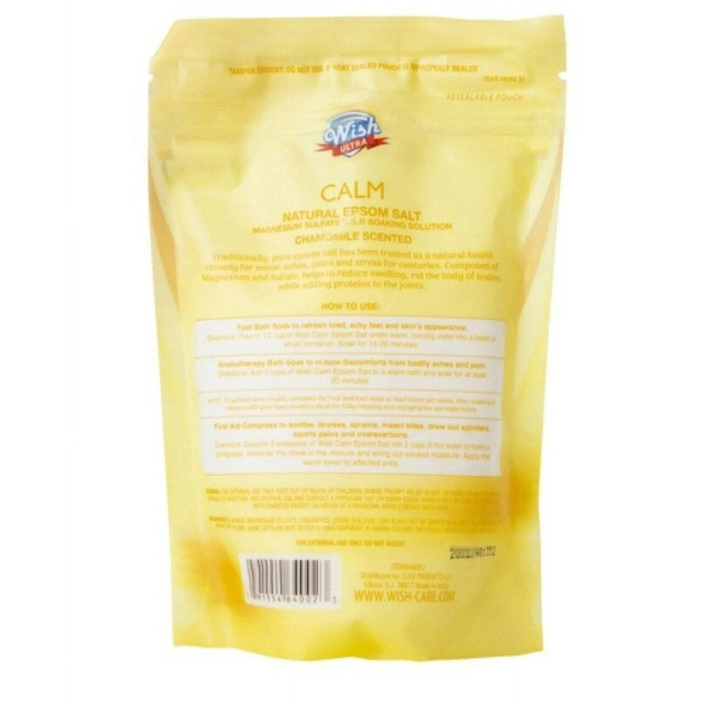 16oz Wish Calm Natural Epsom Salt :1Pack