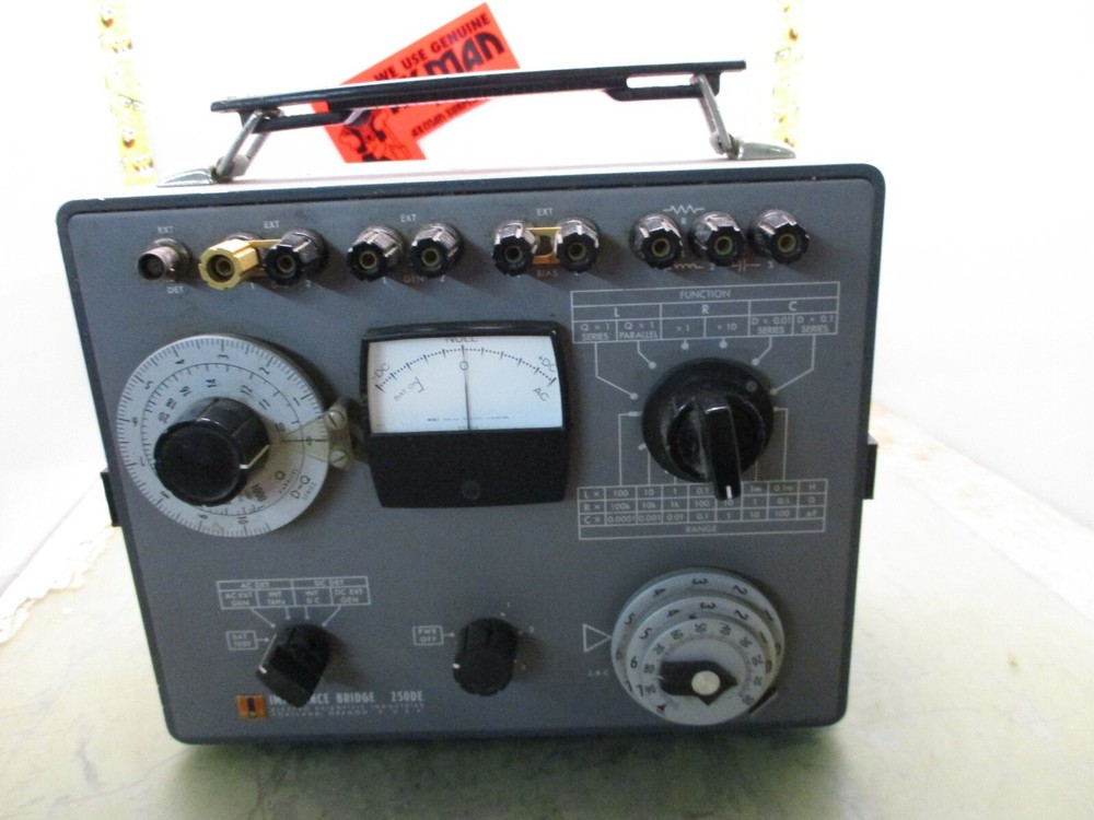esi 250de impedance bridge lcr null meter [5*D-1.5]