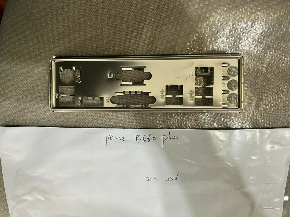 ASUS PRIME B460 PLUS   IO SHIELD  , MINT CONDITION