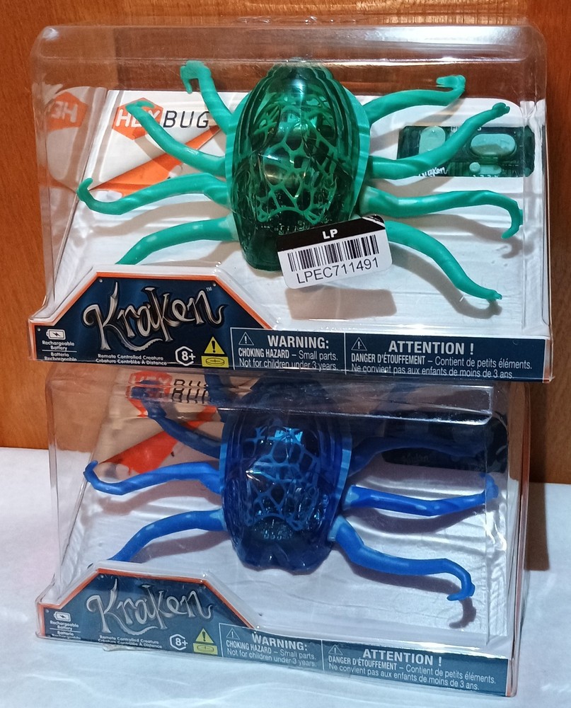 -Pair- *HEXBUG Kraken remote-controlled robotic creatures