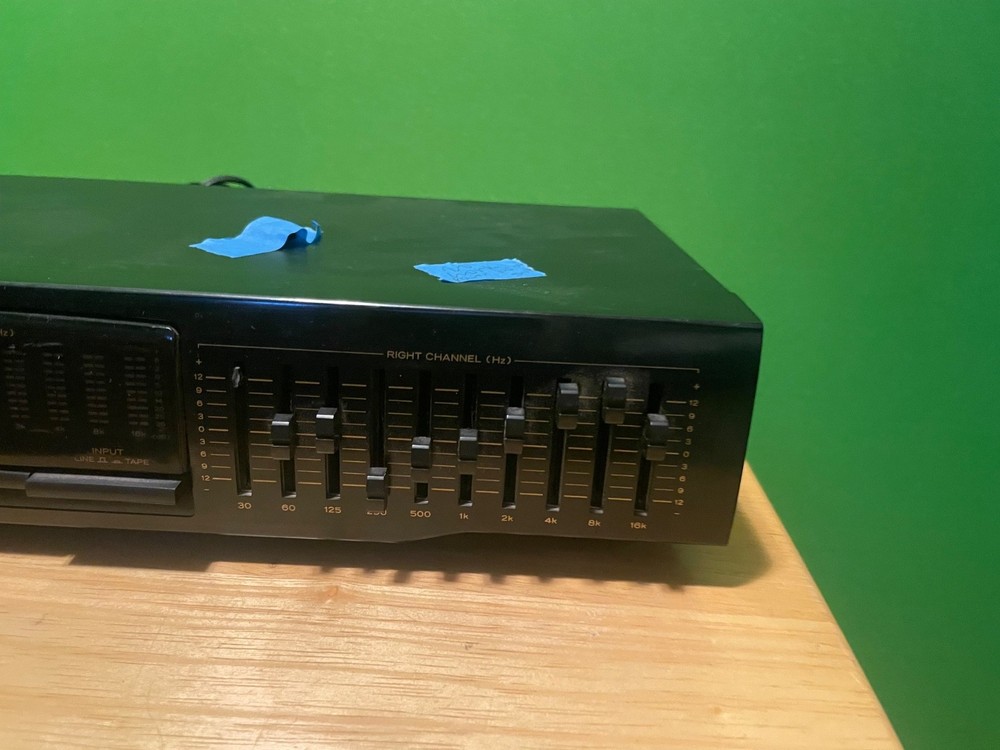 Teac Graphic EQ Equalizer EQA-180 Stereo Hi Fi *NEEDS REPAIR