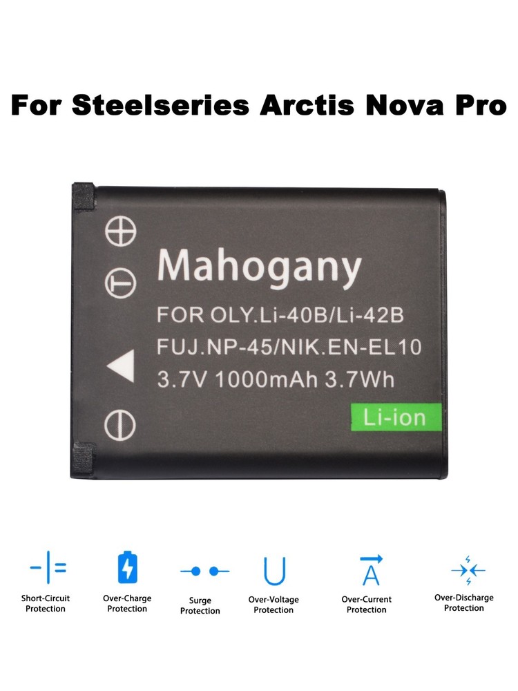 Battery 2-Pack Replacement for Steelseries Arctis Nova Pro Wireless Headset