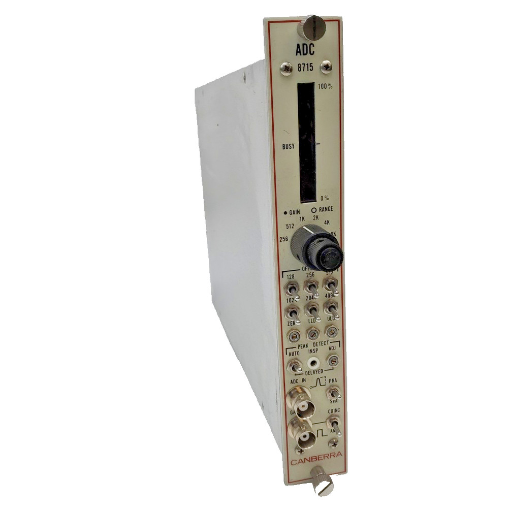 Canberra ADC 8715 NIM BIN Module for Nuclear Spectroscopy