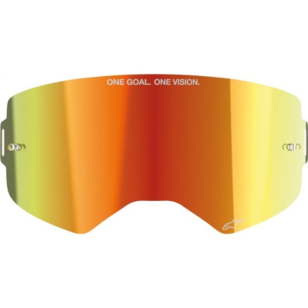 Alpinestars Supertech Replacement Goggle Lens | Red Mirror