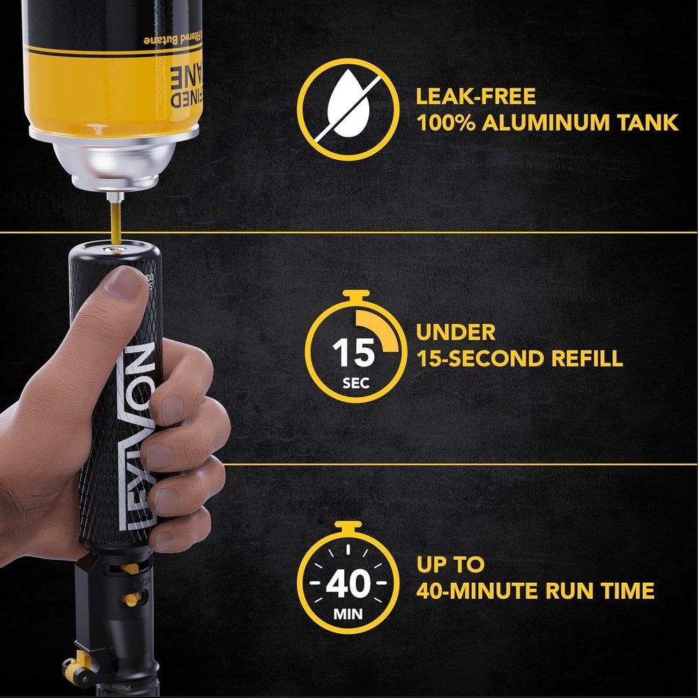 Adjustable Flame Butane Torch for Versatile Use