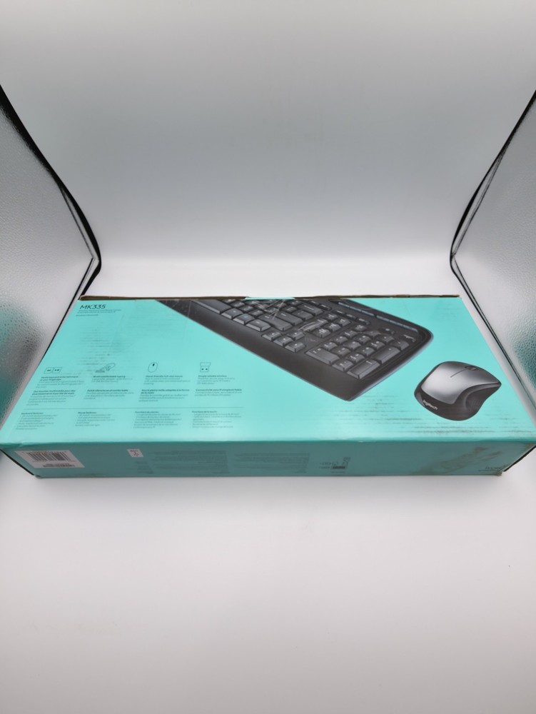 Logitech MK335 Wireless Optical Keyboard and Mouse Combo - Black/Silver