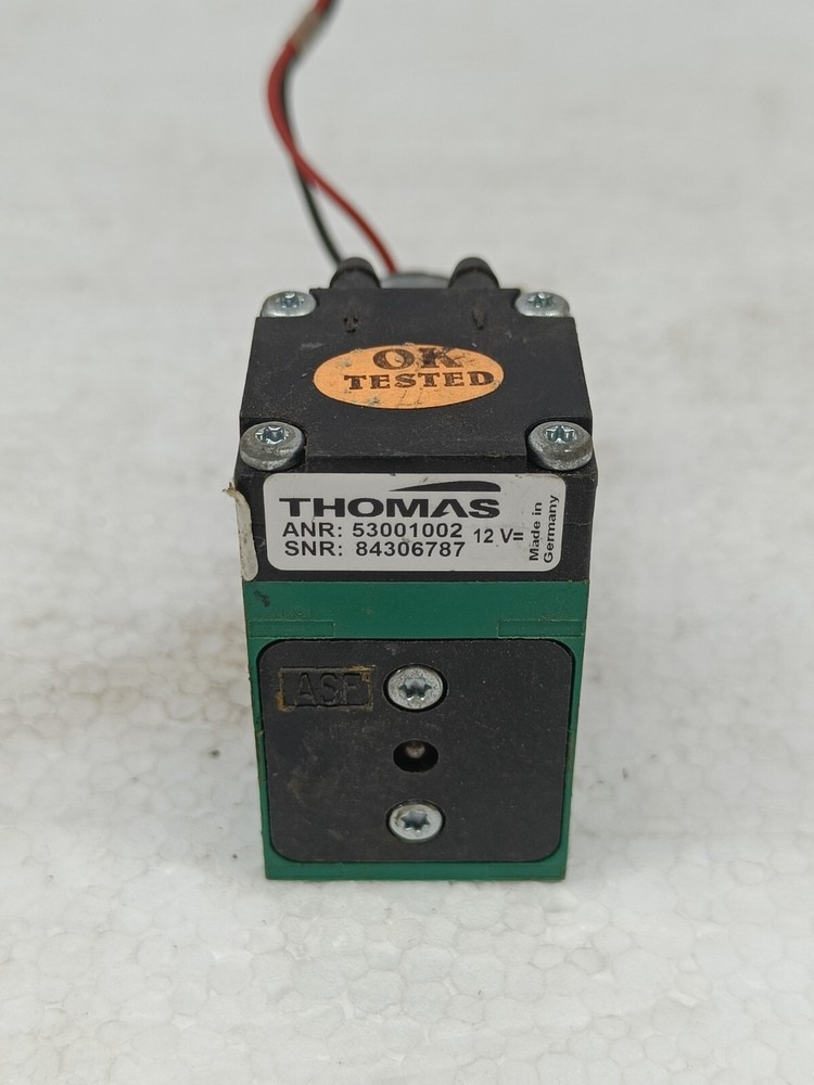 Thomas 5002F 5300-1002 Liquid Diaphragm Pump Voltage 12V DC *WORKING*