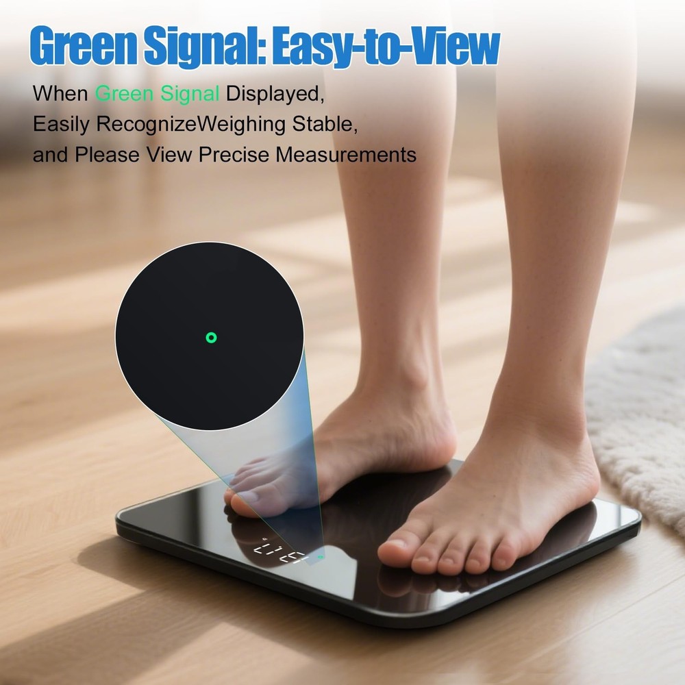 Vitafit Smart Digital Bathroom Scale for Body Weight, High Precision Assured ...