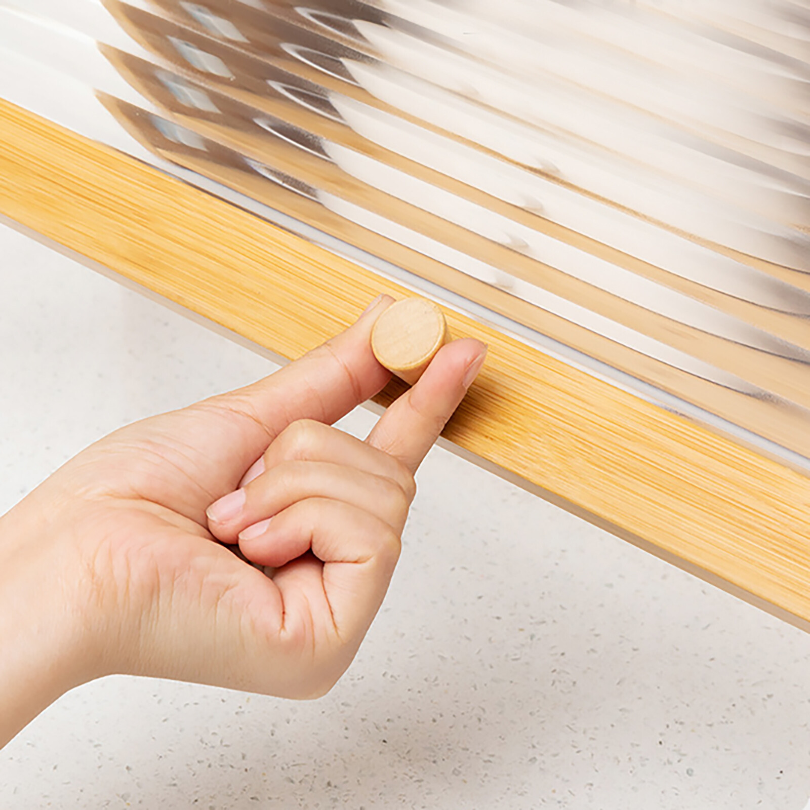 Storage Cabinet, Countertop Storage Cabinet, Cabinet with 2 Door Stoppers