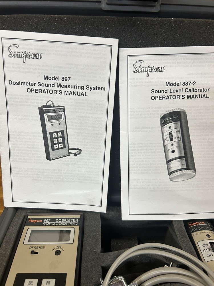 Simpson Model 897 Sound Measuring System