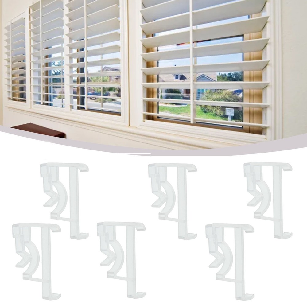 Curtain Clips Brackets Office Plastic School Support Accessories Clear